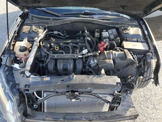 3FAHP0HA4CR160503 - 2012 FORD FUSION SE BLACK photo 11