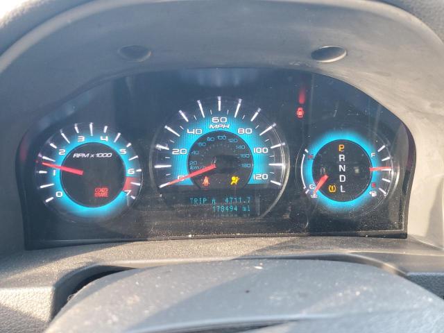 3FAHP0HA4CR160503 - 2012 FORD FUSION SE BLACK photo 9