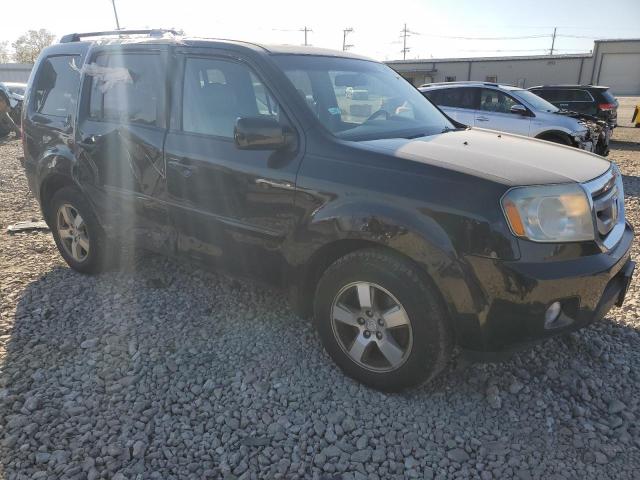 5FNYF4H57AB029524 - 2010 HONDA PILOT EXL BLACK photo 4