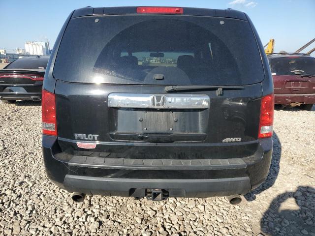 5FNYF4H57AB029524 - 2010 HONDA PILOT EXL BLACK photo 6