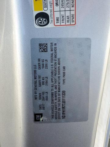 1G1FH1R77J0111339 - 2018 CHEVROLET CAMARO SS GRAY photo 13