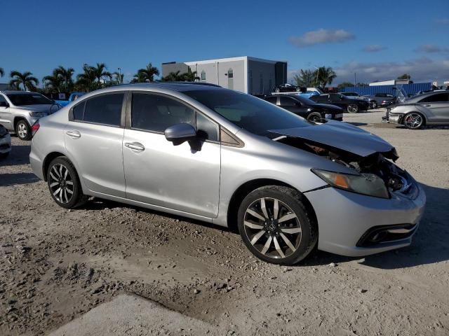 19XFB2F94EE034530 - 2014 HONDA CIVIC EXL SILVER photo 4