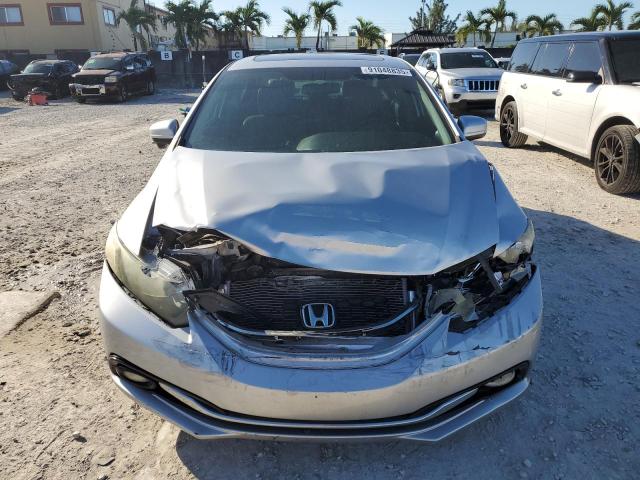 19XFB2F94EE034530 - 2014 HONDA CIVIC EXL SILVER photo 5