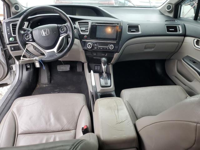 19XFB2F94EE034530 - 2014 HONDA CIVIC EXL SILVER photo 8