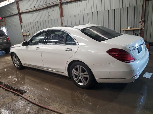 WDDUG8FB0HA306390 - 2017 MERCEDES-BENZ S 550 4MATIC WHITE photo 2