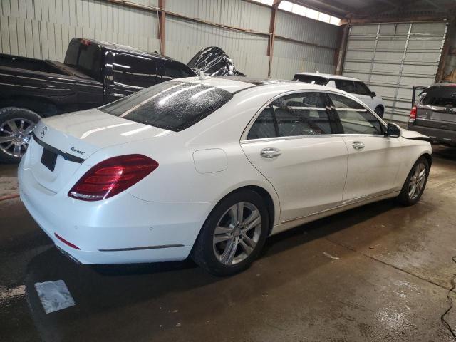 WDDUG8FB0HA306390 - 2017 MERCEDES-BENZ S 550 4MATIC WHITE photo 3
