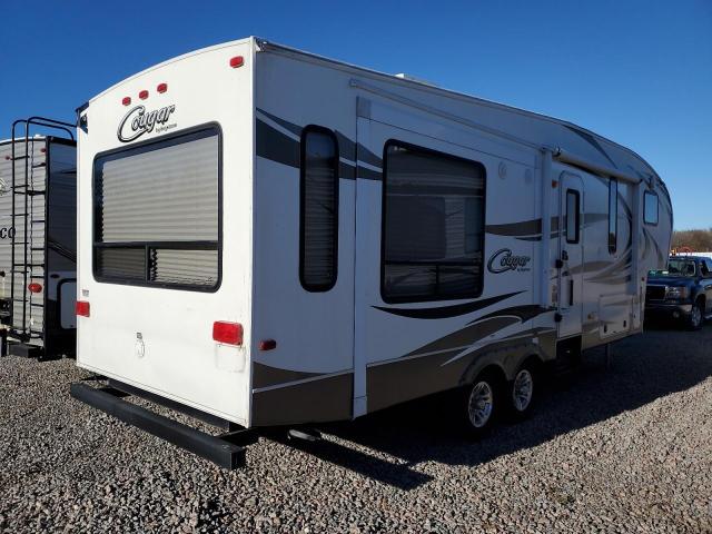 4YDF28S23D2507032 - 2013 KEYSTONE COUGAR WHITE photo 4