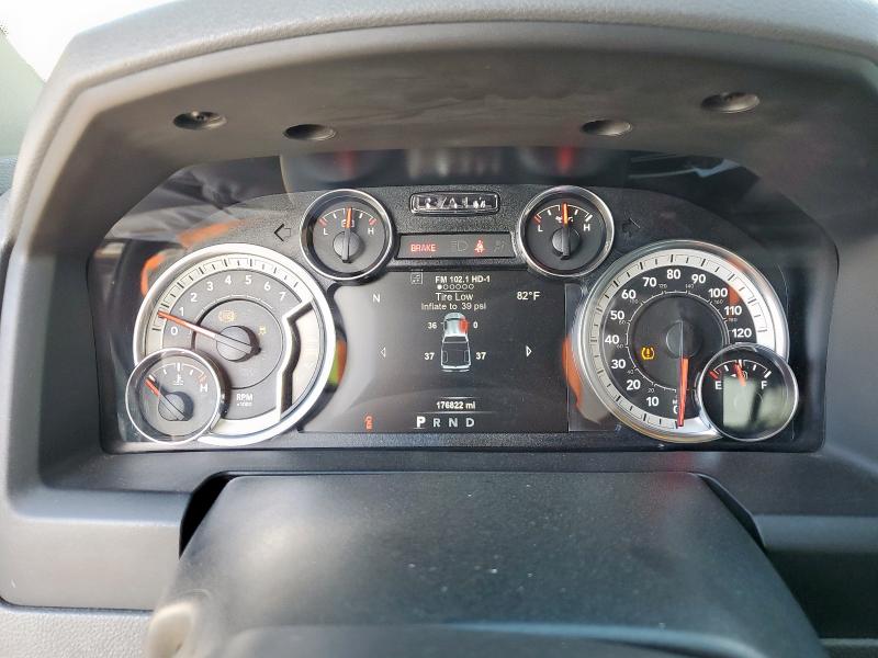 1C6RR6LT3HS836043 - 2017 RAM 1500 SLT BLACK photo 9