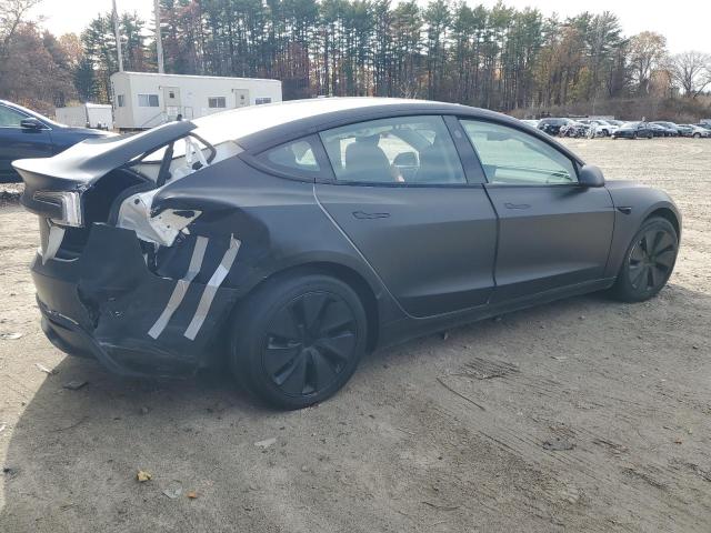 5YJ3E1EA8RF755160 - 2024 TESLA MODEL 3 BLACK photo 3