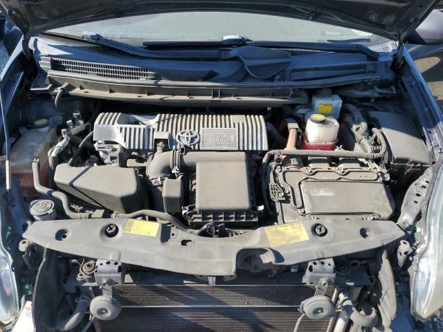 JTDKN3DP5D3045023 - 2013 TOYOTA PRIUS PLUG GRAY photo 11