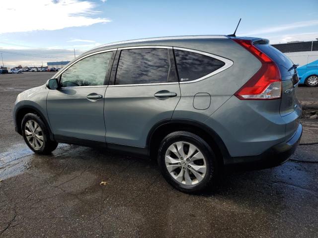 JHLRM4H70CC022090 - 2012 HONDA CR-V EXL TURQUOISE photo 2