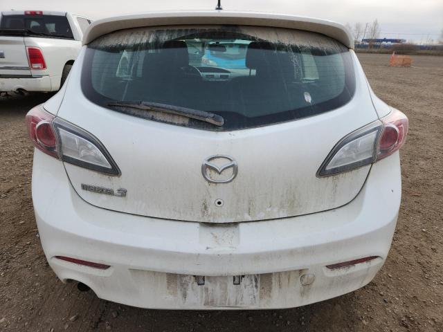 JM1BL1KF7B1382807 - 2011 MAZDA 3 I WHITE photo 6