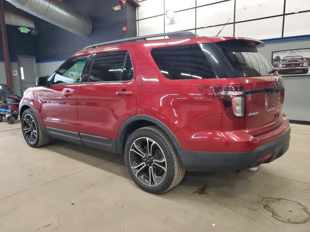 1FM5K8GT1FGB64075 - 2015 FORD EXPLORER SPORT RED photo 2