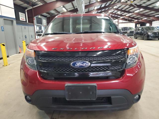 1FM5K8GT1FGB64075 - 2015 FORD EXPLORER SPORT RED photo 5