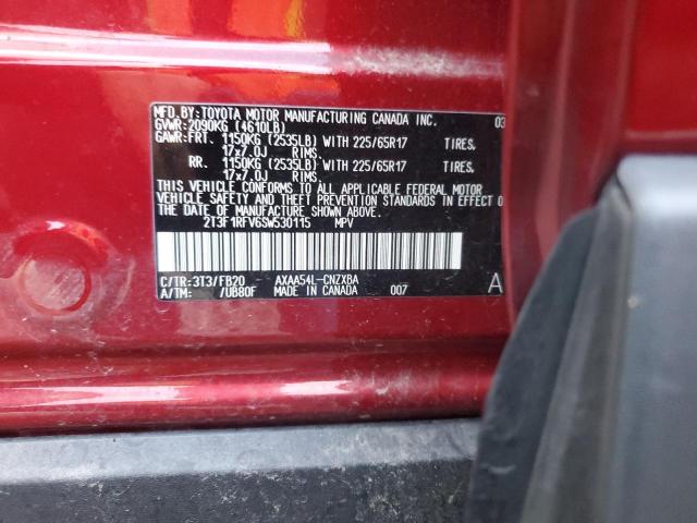 2T3F1RFV6SW530115 - 2025 TOYOTA RAV4 LE RED photo 13