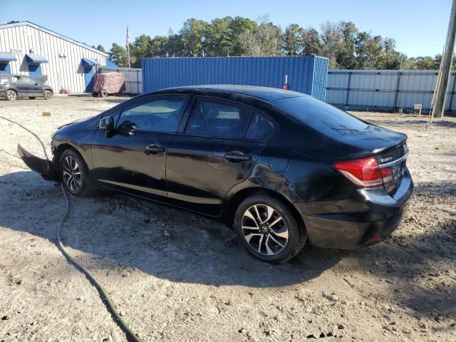 2HGFB2F8XDH516074 - 2013 HONDA CIVIC EX BLACK photo 2