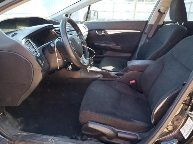 2HGFB2F8XDH516074 - 2013 HONDA CIVIC EX BLACK photo 7