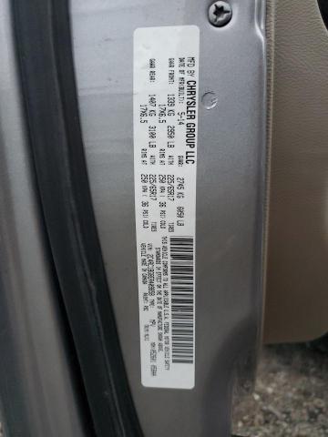 2C4RC1BG8ER409858 - 2014 CHRYSLER TOWN & COU TOURING GRAY photo 13