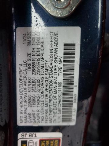 5J8TC2H40SL011106 - 2025 ACURA RDX BLUE photo 13