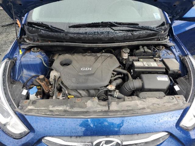 KMHCT5AE0HU318096 - 2017 HYUNDAI ACCENT SE BLUE photo 11