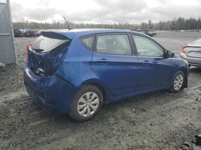 KMHCT5AE0HU318096 - 2017 HYUNDAI ACCENT SE BLUE photo 3