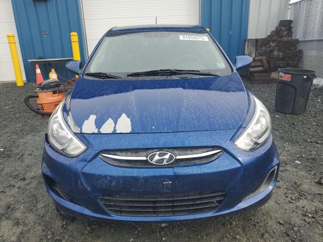 KMHCT5AE0HU318096 - 2017 HYUNDAI ACCENT SE BLUE photo 5