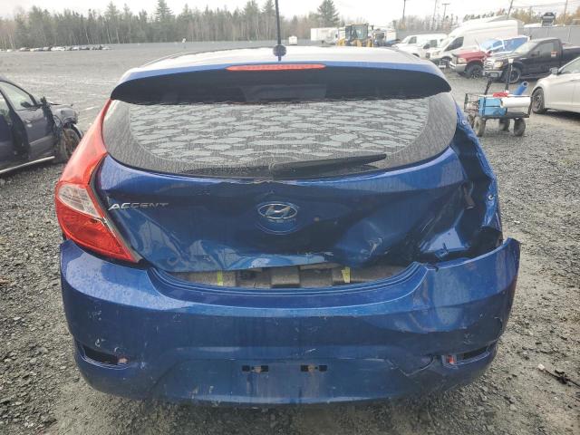 KMHCT5AE0HU318096 - 2017 HYUNDAI ACCENT SE BLUE photo 6