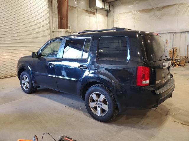 5FNYF48569B045970 - 2009 HONDA PILOT EXL Czarny zdjęcie 2