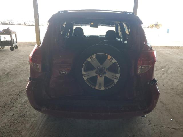 JTMBK32V685053684 - 2008 TOYOTA RAV4 SPORT RED photo 6