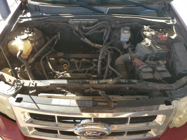 1FMCU0D74BKB59776 - 2011 FORD ESCAPE XLT RED photo 12