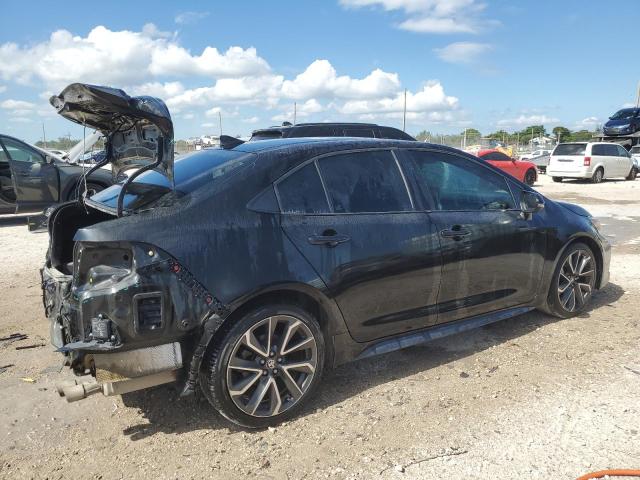 5YFP4RCE1LP014076 - 2020 TOYOTA COROLLA SE BLACK photo 3