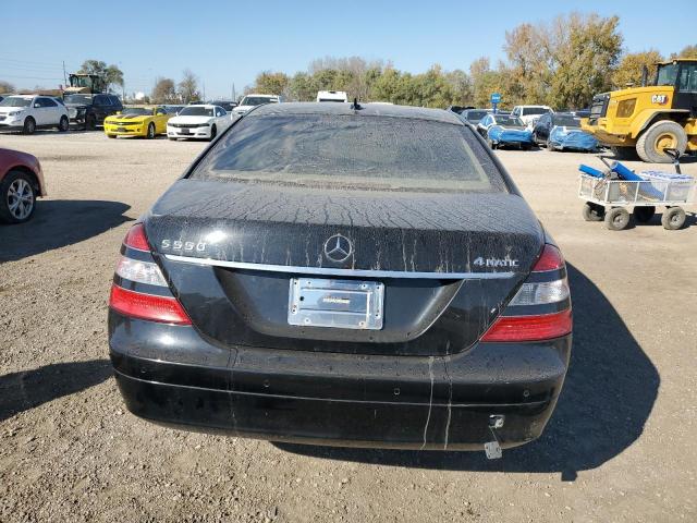 WDDNG86X38A189825 - 2008 MERCEDES-BENZ S 550 4MATIC BLACK photo 6