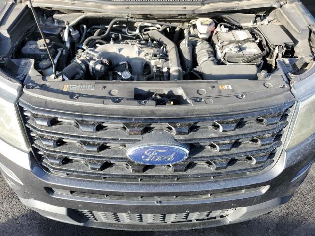 1FM5K8GT9GGA12076 - 2016 FORD EXPLORER SPORT Szary zdjęcie 12