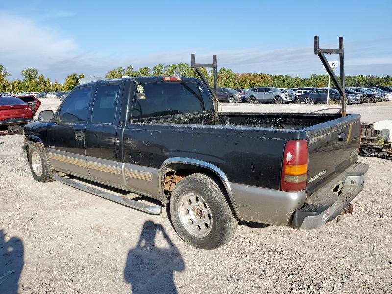 2GCEC19V021165488 - 2002 CHEVROLET SILVERADO C1500 BLACK photo 2