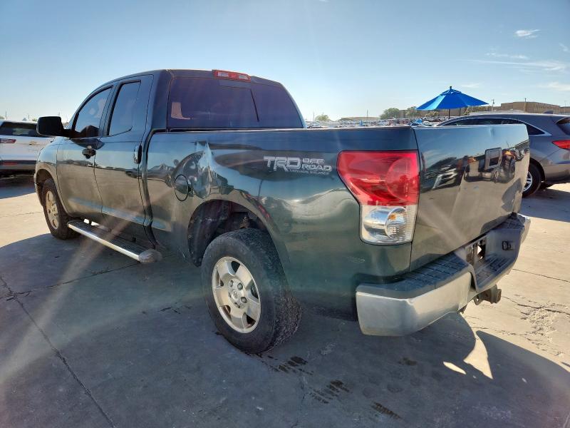 5TFRV54127X030840 - 2007 TOYOTA TUNDRA DOUBLE CAB SR5 GREEN photo 2