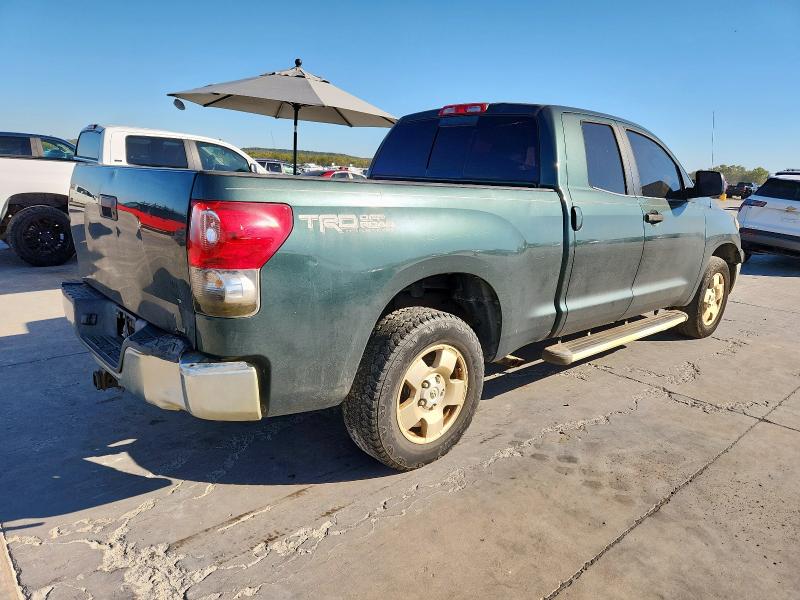 5TFRV54127X030840 - 2007 TOYOTA TUNDRA DOUBLE CAB SR5 GREEN photo 3