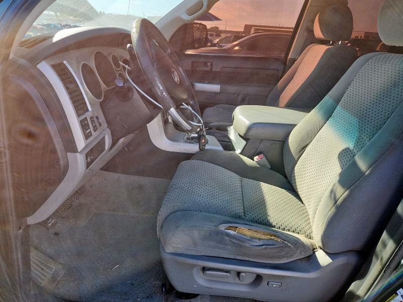 5TFRV54127X030840 - 2007 TOYOTA TUNDRA DOUBLE CAB SR5 GREEN photo 7