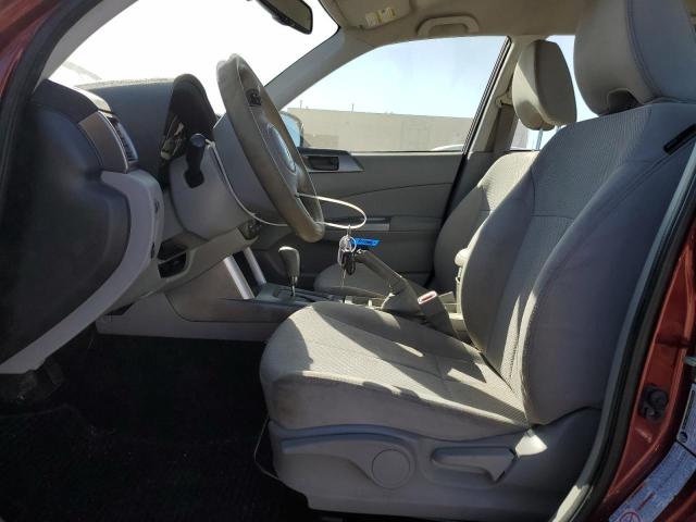 JF2SHABC9CH470551 - 2012 SUBARU FORESTER 2.5X RED photo 7