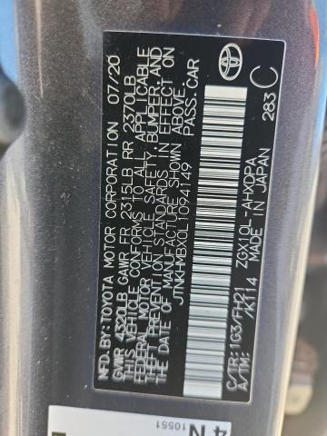 JTNKHMBX0L1094149 - 2020 TOYOTA C-HR XLE GRAY photo 13