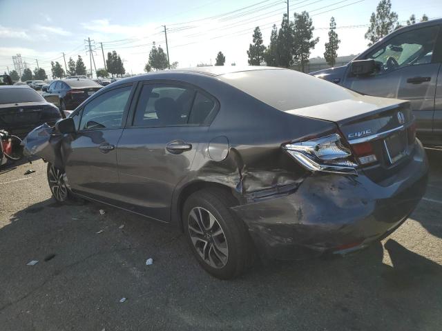 19XFB2F87EE262352 - 2014 HONDA CIVIC EX GRAY photo 2
