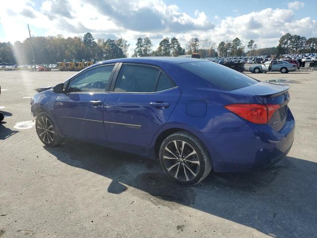 5YFBURHE0KP937487 - 2019 TOYOTA COROLLA L BLUE photo 2