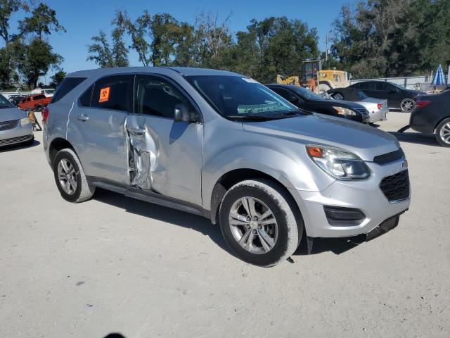 2GNALBEK0H1553384 - 2017 CHEVROLET EQUINOX LS ვერცხლისფერი ფოტო 4