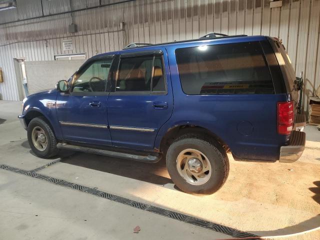 1FMEU18W3VLB97076 - 1997 FORD EXPEDITION BLUE photo 2