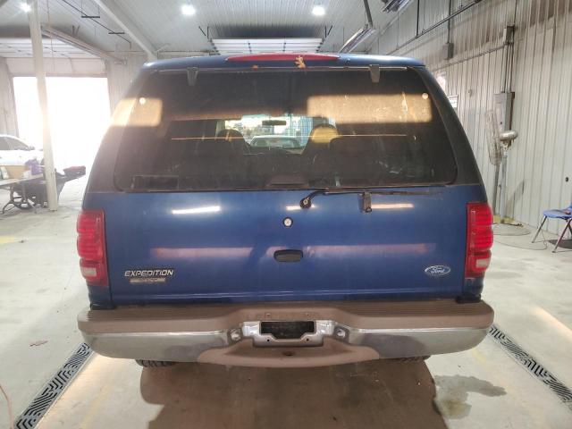 1FMEU18W3VLB97076 - 1997 FORD EXPEDITION BLUE photo 6