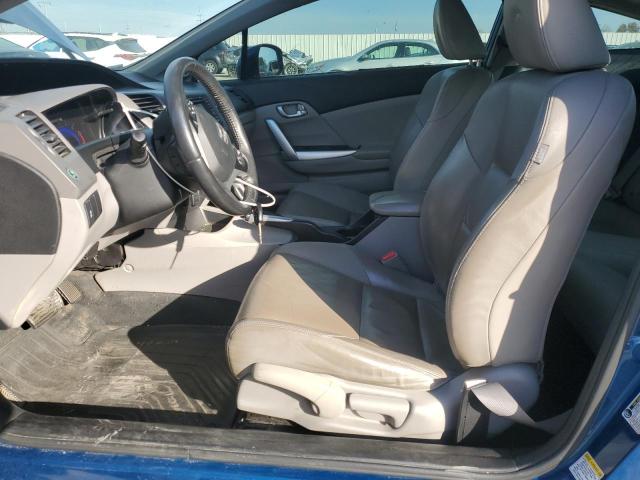 2HGFG3B13CH539873 - 2012 HONDA CIVIC EXL BLUE photo 7