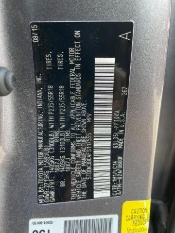 5TDDK3DC4FS117555 - 2015 TOYOTA SIENNA XLE 石墨色 照片 10