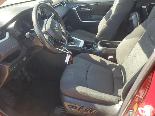 4T3RWRFV4MU016507 - 2021 TOYOTA RAV4 XLE RED photo 7