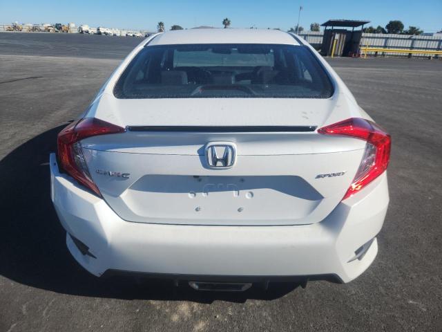 2HGFC2F80LH596805 - 2020 HONDA CIVIC SPORT WHITE photo 6