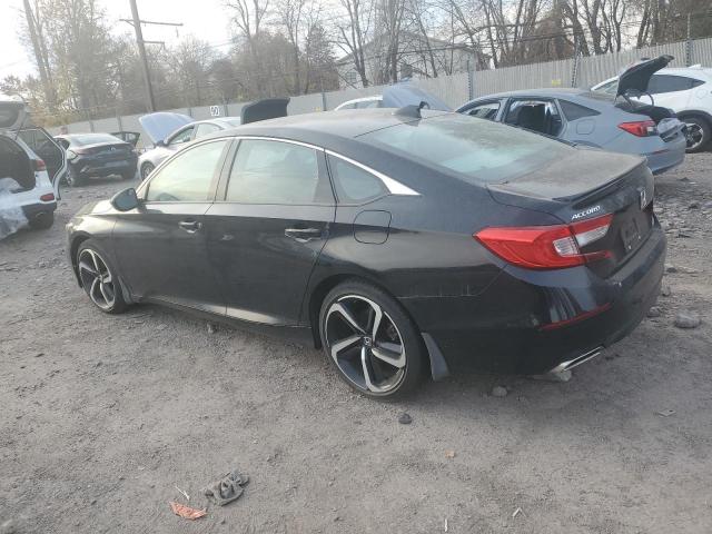 1HGCV1F35JA256895 - 2018 HONDA ACCORD SPORT Чорний фото 2