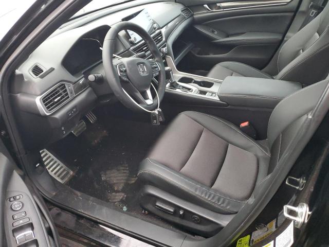 1HGCV1F35JA256895 - 2018 HONDA ACCORD SPORT Чорний фото 7
